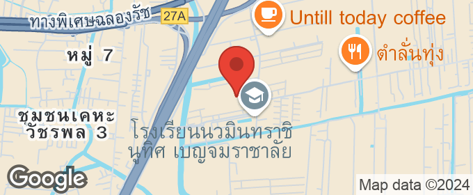 แผนที่ : ขายที่ดินเปล่าติดถนนไทยรามัญ เขตคลองสามวา กรุงเทพมหานคร