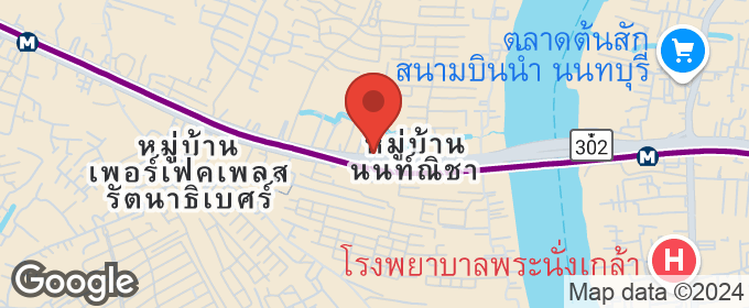 แผนที่ : ขายและให้เช่า ดีคอนโด รัตนาธิเบศร์ ถนนรัตนาธิเบศร์ ใกล้รถไฟฟ้า BTS ไทรม้า อำเภอเมือง นนทบุรี