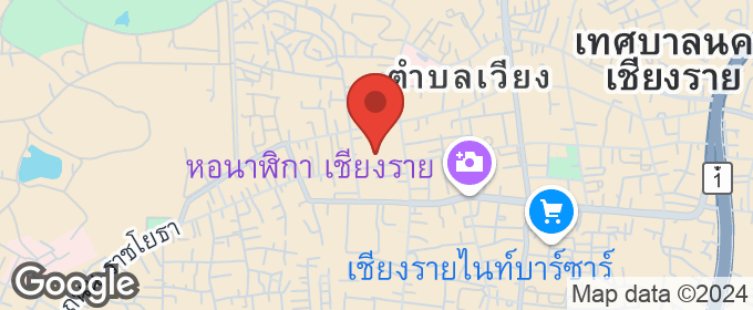 แผนที่ : ขายด่วน อาคารพาณิชย์ 1 คูหา ทำเลดี อยู่ใจกลางเมืองเชียงราย รีโนเวทใหม่ทั้งหมด