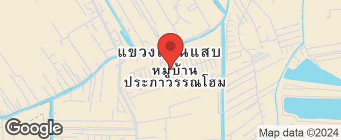 แผนที่ : ขายที่ดินเปล่า 128 ตรว. แถมบ้านชั้นเดียว โครงการประภาวรรณโฮม 1 สุวินทวงศ์-ร่มเกล้า