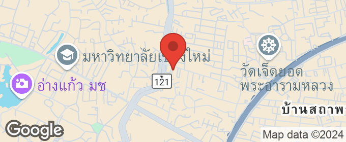 แผนที่ : คอนโดห้องสวย เจ.ซี. ฮิลล์ เพลส JC Hill Place  เจ็ดยอด อ.เมือง เชียงใหม่