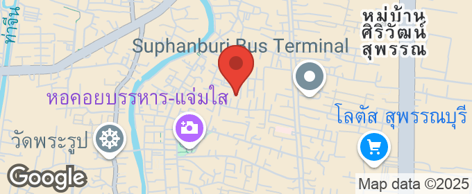 แผนที่ : ทาวน์เฮ้าส์ ถนน หลวงทรงพล ท่าพี่เลี้ยง เมืองสุพรรณบุรี