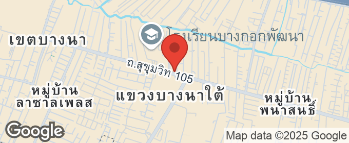 แผนที่ : ขายถูก !! คอนโด ลุมพินีวิลล์  ลาซาล แบริ่ง (Lumpini Ville Lasalle – Bearing) ขายพร้อมผู้เช่า  fully furnished ใกล้ BTS เ