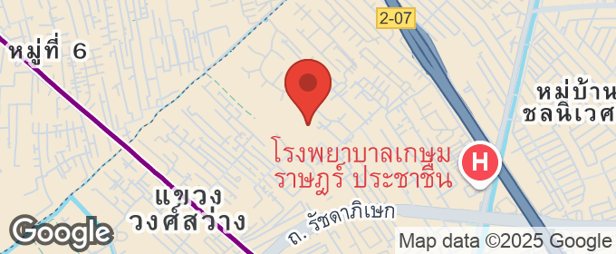 แผนที่ : บ้านเดี่ยว ติดถนนรัชดา