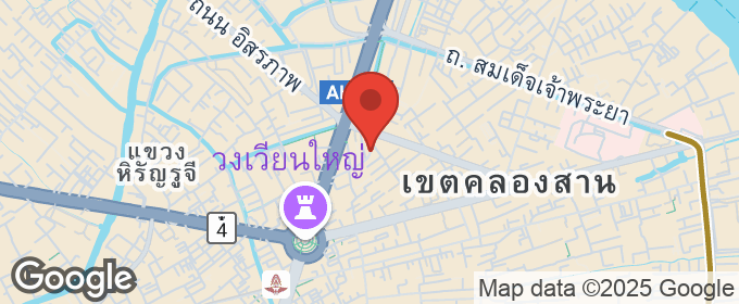 แผนที่ : ขายถูกมาก!! ตึกแถว 4 ชั้น ทำเลทอง ซ.อิสรภาพ​ 5 ใกล้วงเวียนใหญ่เพียง 1 นาที ใกล้รถไฟฟ้า ห้างไอคอนสยาม