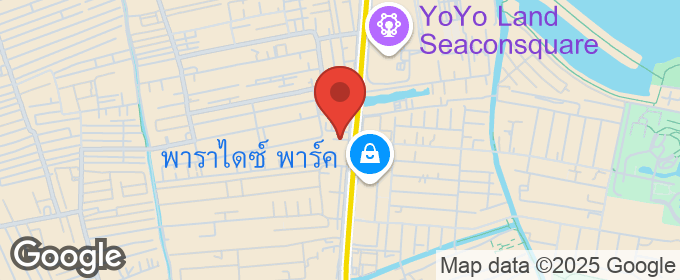 แผนที่ : ให้เช่าสำนักงาน ทำเลทองศรีนครินทร์ ตรงข้าม Paradise Park ใกล้ตลาดศรีนครินทร์ มาร์เก็ต