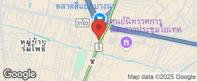 แผนที่ : ให้เช่าเดอะโคสต์คอนโด ขนาด 2 นอน 2 น้ำ ตกแต่งสวยพร้อมเฟอร์นิเจอร์ ห่าง BTS Bangna 150 ม.