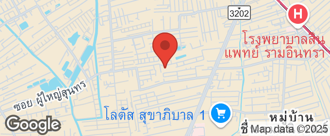 แผนที่ : ให้เช่าที่ดินเปล่าถมแล้วในถนนนวลจันทร์ กรุงเทพมหานคร