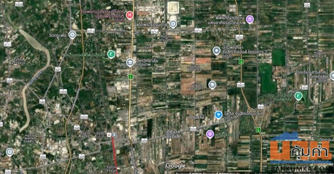 ขายที่ดิน 40 ไร่ รังสิต คลอง 4 (เจ้าของขายเอง) Land for Sale 40 rais Rangsit Klong 4