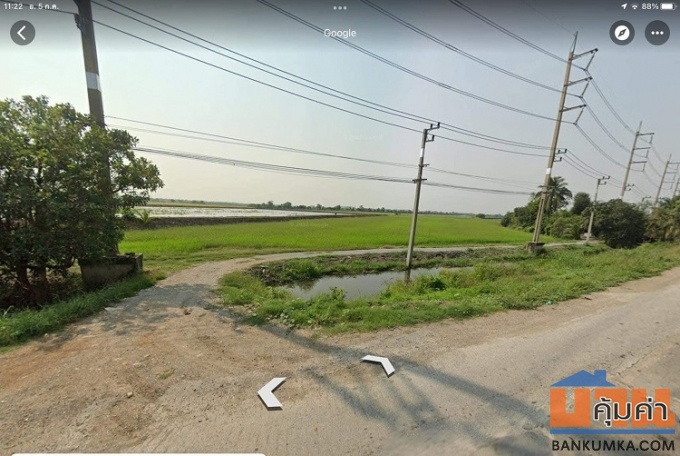 ขายที่ดิน 14 ไร่ อ.บางเลนติดถนนใหญ่