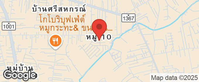 แผนที่ : ให้เช่าบ้าน 4 ห้องนอน แปลงหัวมุม 71 ตร.ว. ในโครงการ อ.สันทราย เชียงใหม่