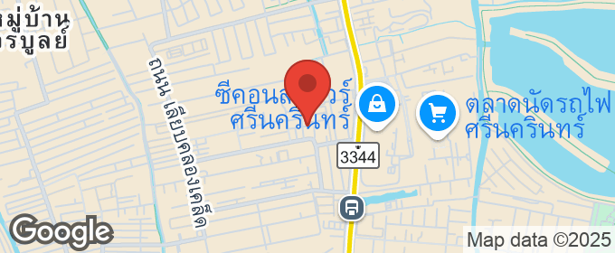 แผนที่ : ให้เช่า อาคาร7ชั้น ศรีนครินทร์40 สุภาพงษ์3 ตรงข้ามห้างซีคอน ห่างถนนใหญ่350เมตร