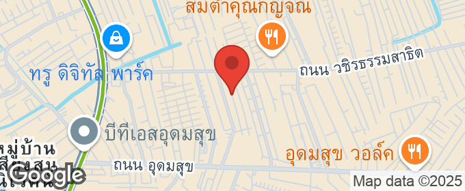 แผนที่ : บ้านเดี่ยวสุขุมวิท 101/1 แปลงใหญ่ 225 ตร.วา – 6 ห้องนอน เข้าออกได้ 2 ซอย