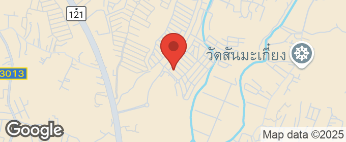 แผนที่ : ขาย/ให้เช่า บ้านรีโนเวทใหม่ ในโครงการอรสิริน 6 ใกล้แยกหลุยส์ เชียงใหม่