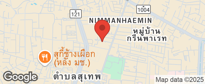 แผนที่ : คอนโด 2 ห้องนอน กลางนิมมาน วิวดอยสุเทพ ซอย 12 เรือนคำทาวเวอร์คอนโด เชียงใหม่