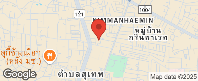 แผนที่ : 103 คอนโดมิเนียม2 นิมมานซอย 12 กลางนิมมานเหมินท์ ใกล้มหาวิทยาลัยเชียงใหม่