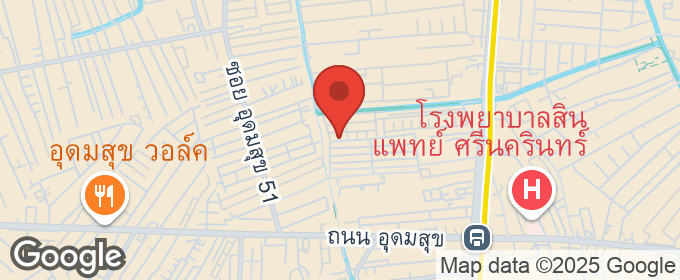 แผนที่ : ทาวน์โฮม บ้านกลางเมือง S-Sense ศรีนครินทร์ 46/1 ราคาถูก