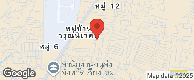 แผนที่ : บ้านเดี่ยวชั้นเดียว อ.เมือง เชียงใหม่ สวยพร้อมอยู่ ใกล้แมคโคร และ สนามบินเชียงใหม่