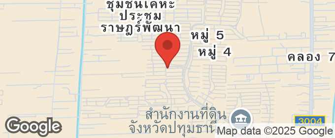 แผนที่ : บ้านเดี่ยวหลังมุม หน้าสวน ถนนกว้าง จอดรถได้หลายคัน