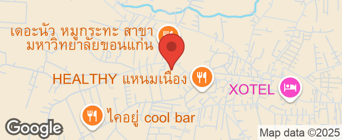แผนที่ : ขายที่ดินทำเลดี ทำเลค้าขาย หลัง ม.ขอนแก่น