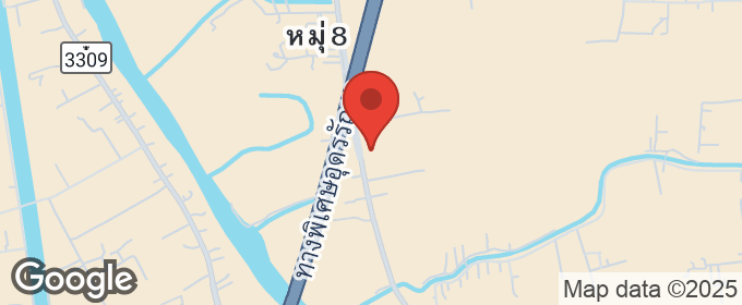 แผนที่ : ขายที่ดินพร้อมบ้านสวน  5 ไร่ ติดถนนหน้า-หลัง คลองห้า