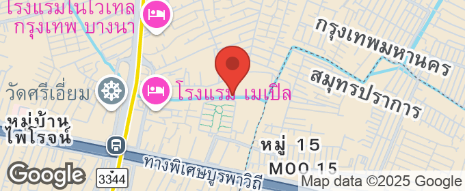 แผนที่ : Parkland Bangna Condo for rent, Fully furnished, Excellent view.