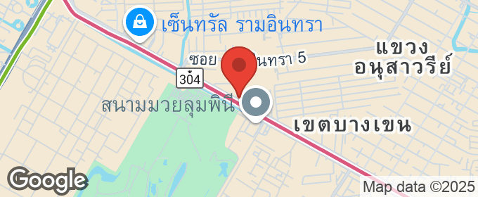 แผนที่ : ให้เช่าโฮมออฟฟิศ โครงการเนอวานา แอทเวิร์ค รามอินทรา หลังริม 4 นอน 5 น้ำ 3 ที่จอดรถ