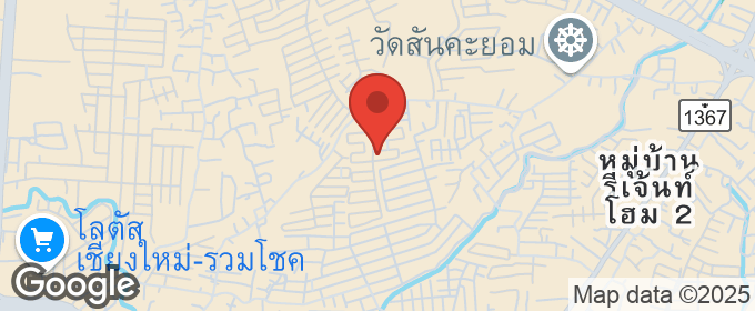 แผนที่ : ขายบ้านเดี่ยว 2 ชั้น รีโนเวทใหม่ พร้อมอยู่ ในหมู่บ้าน ลากูนน่าโฮม 5 อ.สันทราย เชียงใหม่
