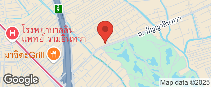 แผนที่ : ตึกแถวทำเลทอง ตรงข้ามสนามกอล์ฟปัญญารามอินทรา รายล้อมด้วยบ้านหรูโครงการใหญ่ และลูกค้ากำลังซื้อสูง ทำเ