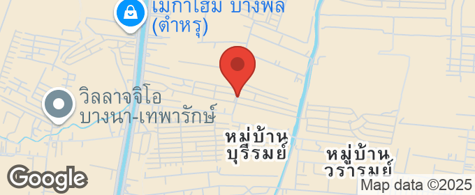 แผนที่ : ขายถูกมาก!! บ้านเดี่ยว 2 ชั้น ม.ศุภาลัยวิลล์ เทพารักษ์ ทำเลทอง อ.บางพลี จ.สมุทรปราการ ใกล้บิ๊กซี เมกาบางนา นิคมบางปูฯ