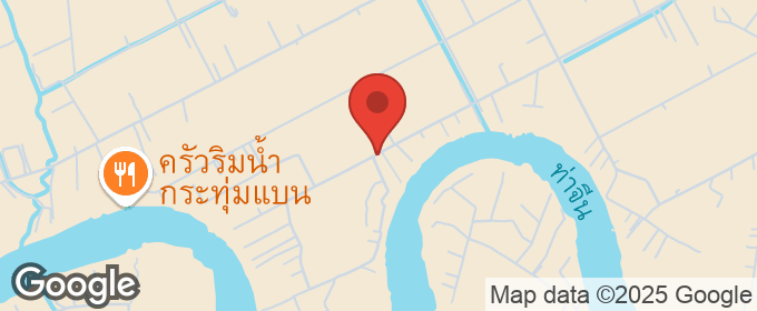 แผนที่ : ที่ดินแปลงสวย ริมแม่น้ำท่าจีน 4 ไร่ 50 ตารางวา