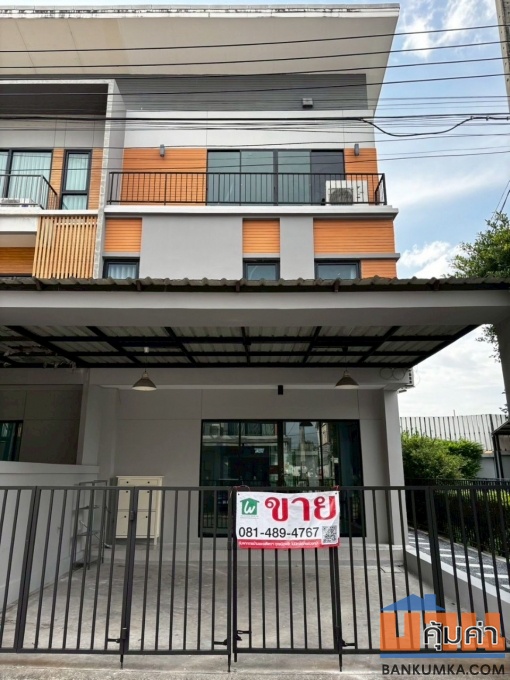 ขายบ้านทาวน์โฮม*พร้อมเข้าอยู่*หมู่บ้าน อีโค สเปซ 2 เกษตร นวมินทร์ เฟอร์นิเจอร์ครบ