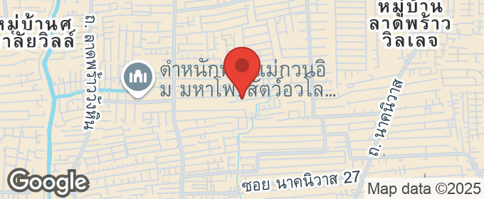 แผนที่ : ขายบ้านเดี่ยว 2 ชั้น 99 ตรว. อยู่โชคชัย4-ลาดพร้าววังหิน ใกล้เซ็นทรัลอีสต์วิลล์ ราคาพิเศษ 7.99 ล้าน