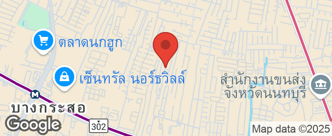 แผนที่ : บ้านแฝด ซอย รัตนาธิเบศร์ 22 ติวานนท์ 25 ( แผ่นดินทอง )