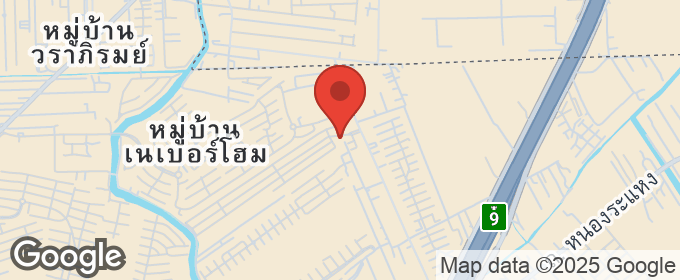 แผนที่ : ขายที่ดิน 145 ตรว. ใกล้ทางด่วนวงแหวน หทัยราษฎร์ สามวาตะวันตก คลองสามวา