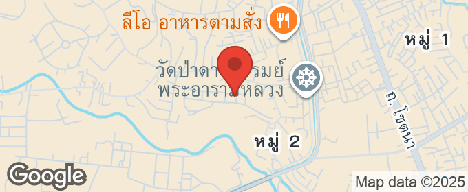 แผนที่ : ที่ดินสวยพร้อมบ้านหลังใหญ่สไตล์ล้านนาประยุกต์ 3-3-0 ไร่ ติดถนนสาธารณะ ใกล้โรงแรม Four Season แม่ริม เชียงใหม่