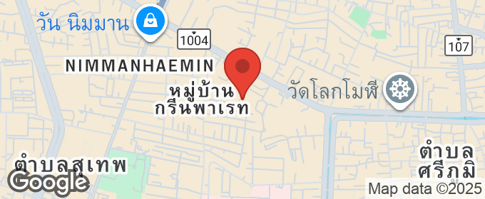 แผนที่ : ศรีธนา คอนโด2 คอนโดพร้อมอยู่ใจกลางเชียงใหม่ ทำเลศักยภาพ