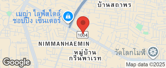 แผนที่ : คอนโด Hillside 4 วิวเมืองเชียงใหม่ ตรงข้าม One Nimman ทำเลดี เชียงใหม่