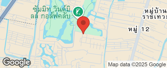 แผนที่ : ขายที่ดิน 580 ตรว. ถมแล้วแปลงมุม อยู่โครงการวินด์มิลล์บางนา ห่างสนามกอล์ฟ 5 นาที ใกล้วงแหวนกาญจนาฯ