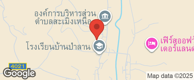แผนที่ : ขายบ้านสวน วิวภูเขาและวิวทุ่งนา 5-2-75 ไร่ สะเมิงเหนือ เชียงใหม่
