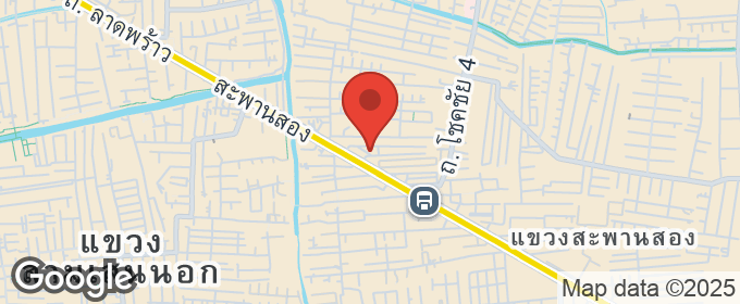 แผนที่ : บ้านเดี่ยว ซอย ลาดพร้าว 51 ใกล้รถไฟฟ้า สถานี โชคชัย 4