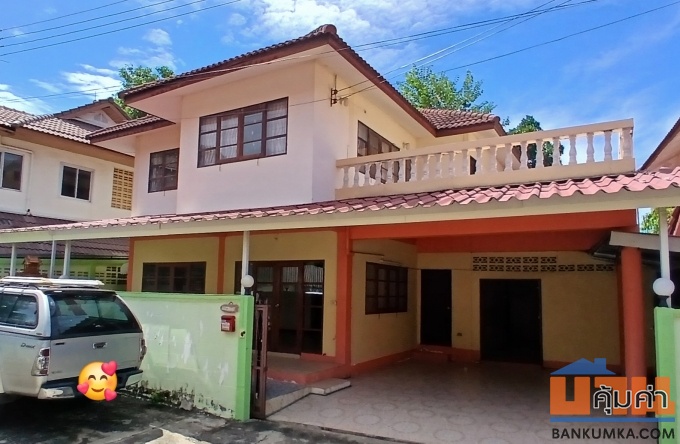 ขายบ้านเดี่ยวใกล้สนามบินดอนเมืืองเพียง 10 นาที 48 ตร.วา หน้ากว้าง/หลังมุม