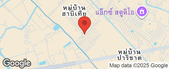 แผนที่ : ขายบ้านเดี่ยว ฮาบิเทีย บอนด์ ราชพฤกษ์ สภาพดี หลังริม ติดสวนโครงการ