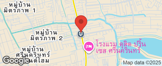 แผนที่ : ขายห้องชุด 60 ตร.ม. 2 ห้องนอน บ้านสวน สุขุมวิท คอนโด ทำเลดีใกล้รถไฟฟ้าศรีนุชเพียง 5 นาที