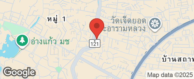 แผนที่ : คอนโด 2 ห้องนอน Hillpark 2 เจ็ดยอด คันคลองชลประทาน ใกล้มหาวิทยาลัยเชียงใหม่
