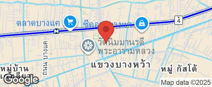แผนที่ : ขายหรือให้เช่าคอนโดศุภาลัย ปาร์ค ราชพฤกษ์-เพชรเกษม ชั้น 29 ขนาด 46.2 ตร.ม. เพียง 250 เมตร จาก BTS และ MRT สถานีบางหว้า