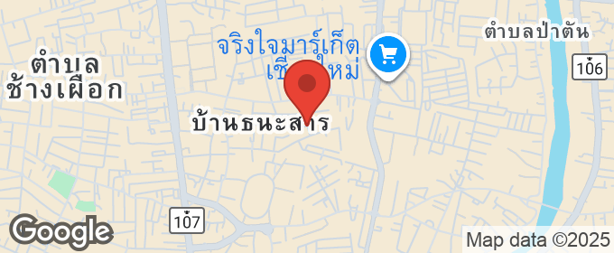แผนที่ : ขายที่ดิน 200 ตรว. ถนนหมื่นด้ามพร้าคต ทำเลกลางเมืองเชียงใหม่ ใกล้ ม.ราชภัฏฯ  และตลาดธานินทร์