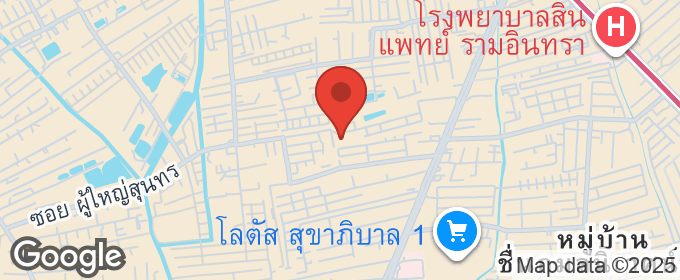 แผนที่ : ให้เช่าที่ดินเปล่าถมแล้วในถนนนวลจันทร์ กรุงเทพมหานคร