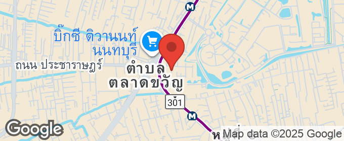 แผนที่ : ขายคอนโด เซ็นทริค ติวานนท์ สเตชั่น (ชั้น19) Fully furnished พร้อมอยู่ ใกล้รถไฟฟ้า MRT สถานีแยกติวานนท์ 200 เมตร : Centri