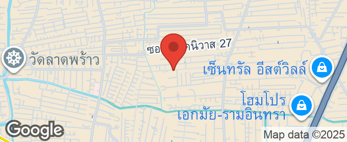 แผนที่ : บ้านเดี่ยว ซอย นาคนิวาส 21 ถนน ลาดพร้าว 71 ขายถูก